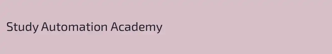 Study Automation Academy